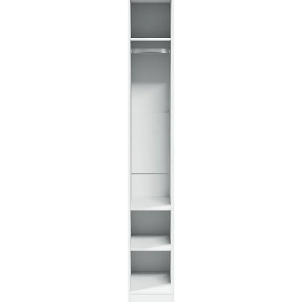 Garde-robe Blanc 30x50x200 cm Bois d'ingénierie vidaXL