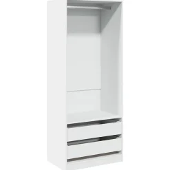 Garde-robe blanc 80x50x200 cm bois d'ingénierie vidaXL