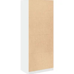 Garde-robe blanc 80x50x200 cm bois d'ingénierie vidaXL