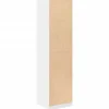 Garde-robe Blanc 50x50x200 cm Bois d'ingénierie vidaXL