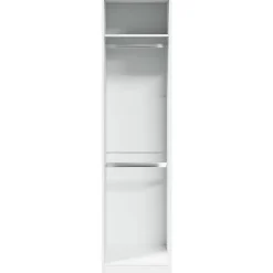 Garde-robe Blanc 50x50x200 cm Bois d'ingénierie vidaXL