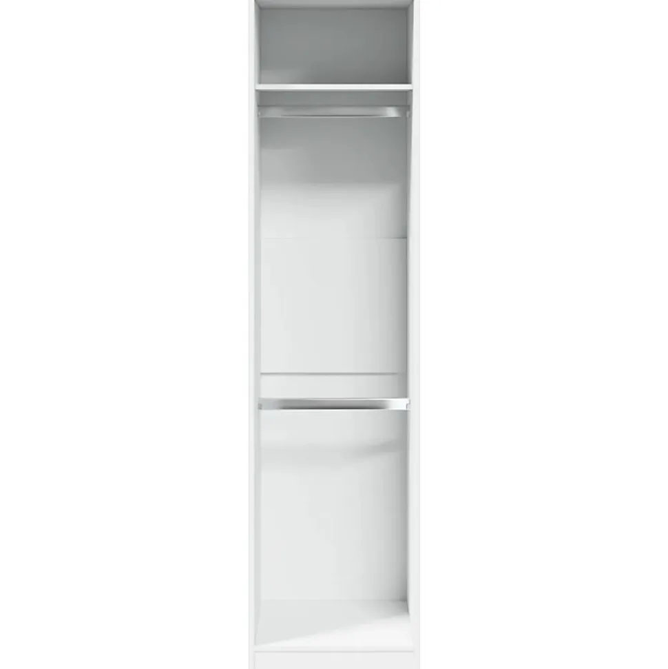Garde-robe Blanc 50x50x200 cm Bois d'ingénierie vidaXL