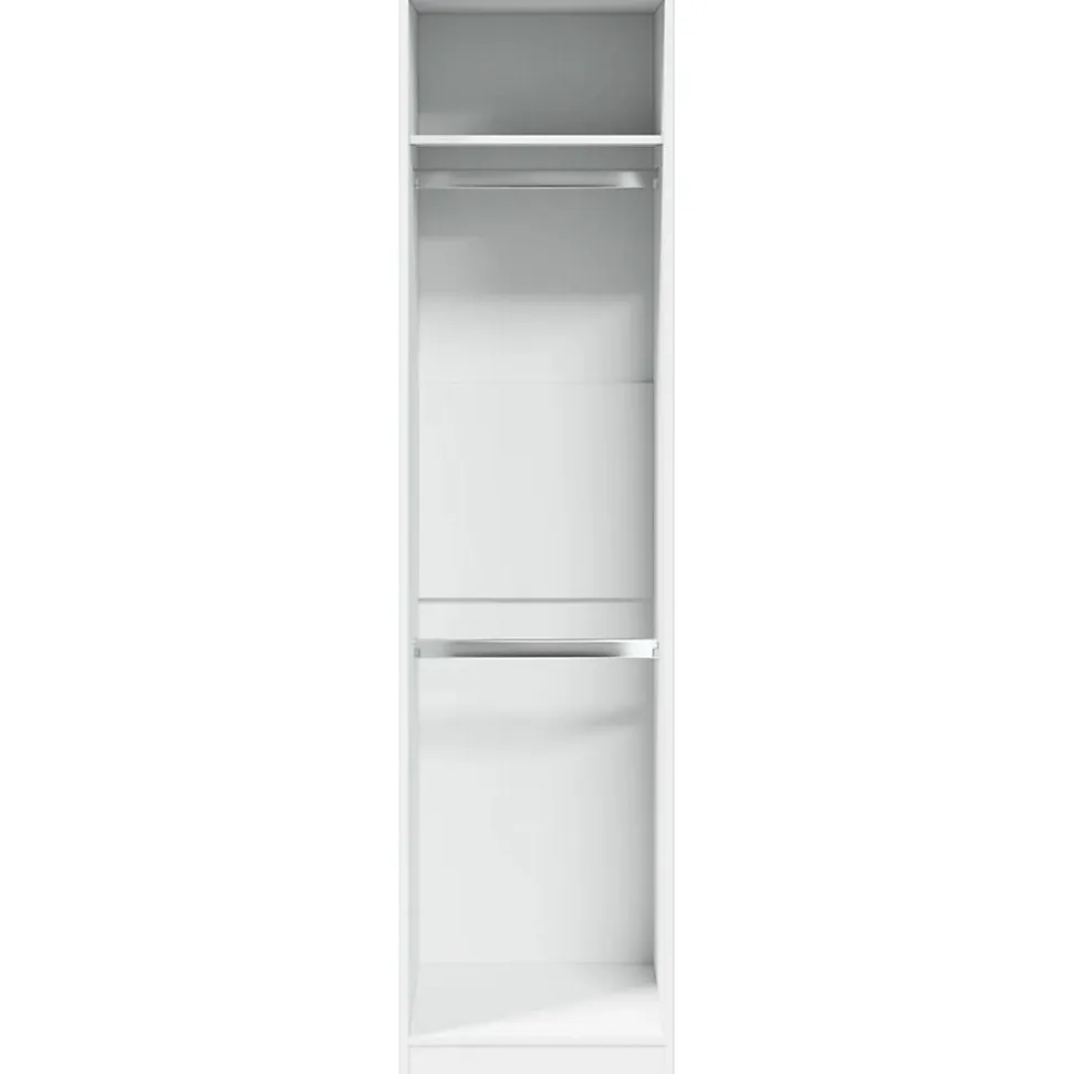 Garde-robe Blanc 50x50x200 cm Bois d'ingénierie vidaXL
