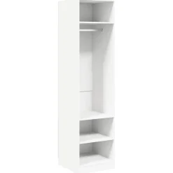 Garde-robe Blanc 50x50x200 cm Bois d'ingénierie vidaXL