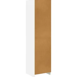 Garde-robe Blanc 50x50x200 cm Bois d'ingénierie vidaXL