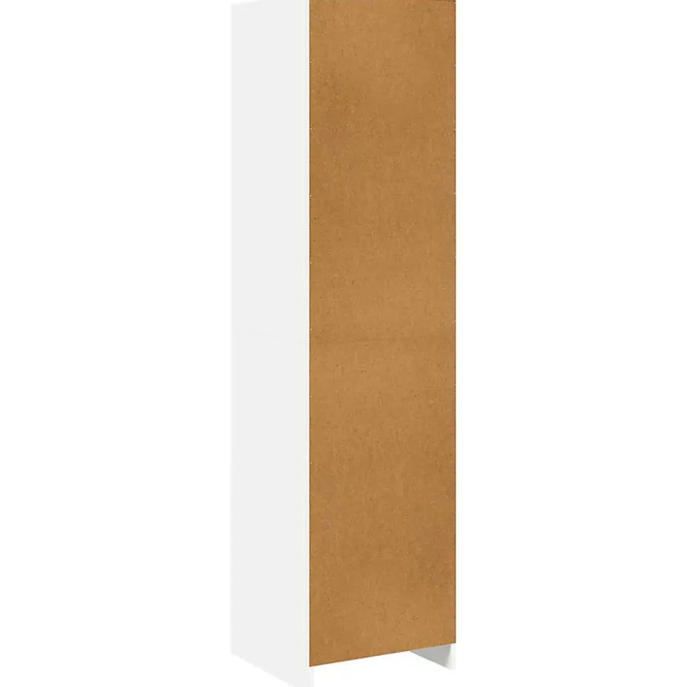 Garde-robe Blanc 50x50x200 cm Bois d'ingénierie vidaXL