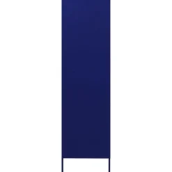 Garde-robe Bleu marine 90x50x180 cm Acier vidaXL