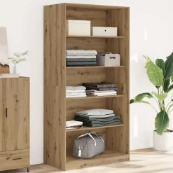 Garde-robe chêne artisanal 100x50x200 cm bois d'ingénierie vidaXL