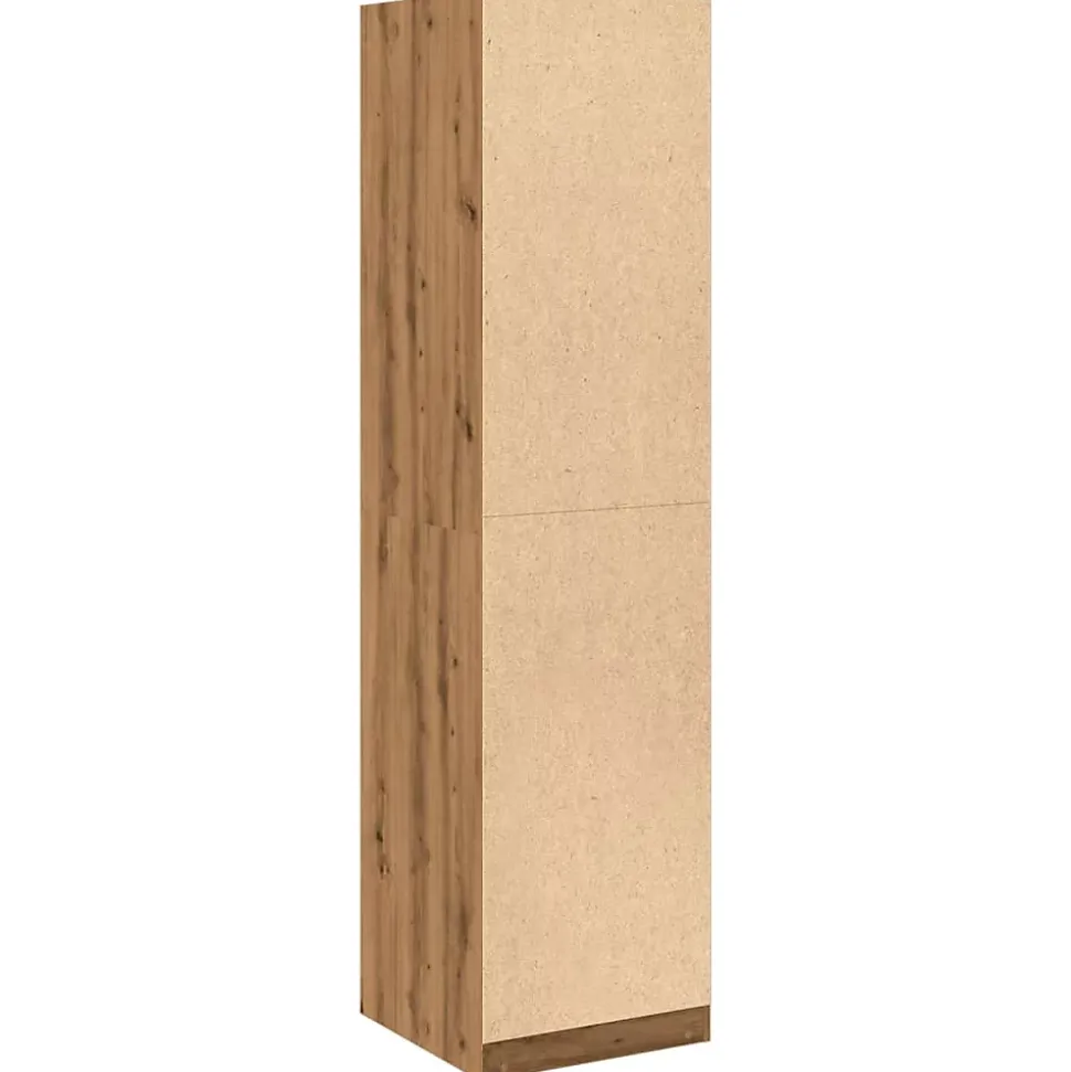 Garde-robe chêne artisanal 50x50x200 cm bois d'ingénierie vidaXL