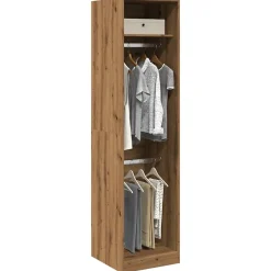 Garde-robe chêne artisanal 50x50x200 cm bois d'ingénierie vidaXL