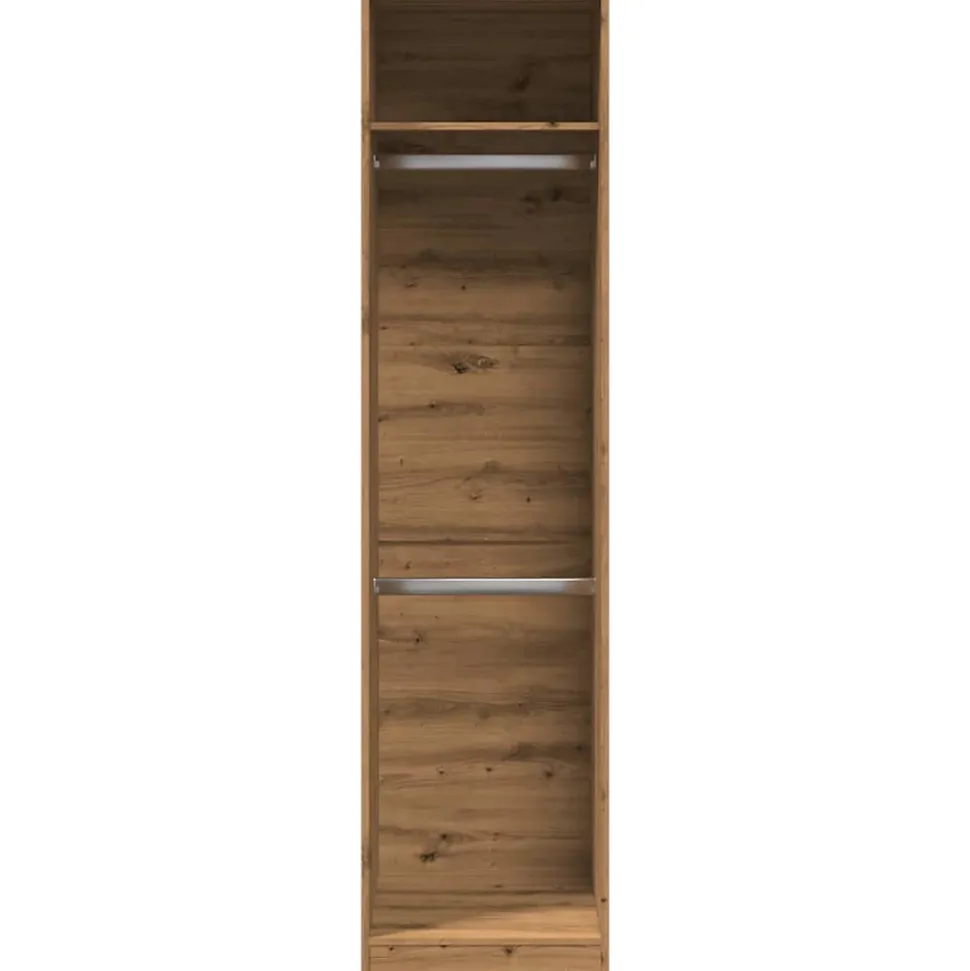 Garde-robe chêne artisanal 50x50x200 cm bois d'ingénierie vidaXL