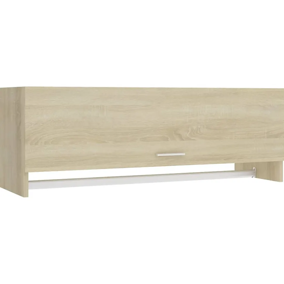 Garde-robe chêne sonoma 100x32,5x35 cm bois d'ingénierie vidaXL