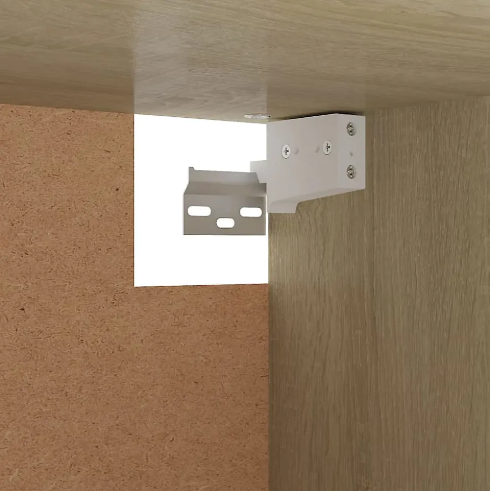 Garde-robe chêne sonoma 100x32,5x35 cm bois d'ingénierie vidaXL