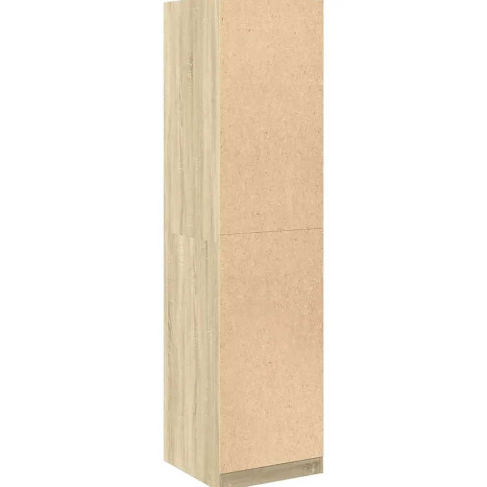 Garde-robe Chêne sonoma 50x50x200 cm Bois d'ingénierie vidaXL