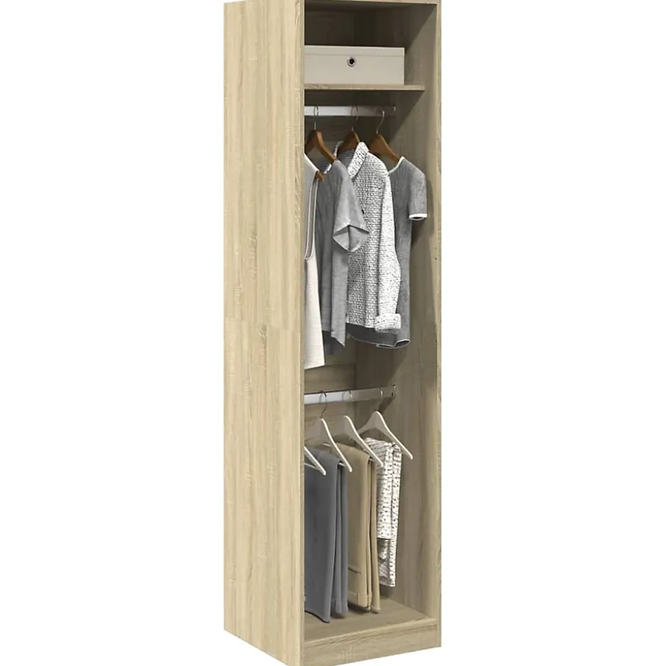 Garde-robe Chêne sonoma 50x50x200 cm Bois d'ingénierie vidaXL
