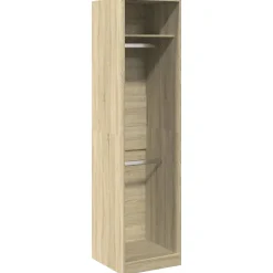 Garde-robe Chêne sonoma 50x50x200 cm Bois d'ingénierie vidaXL