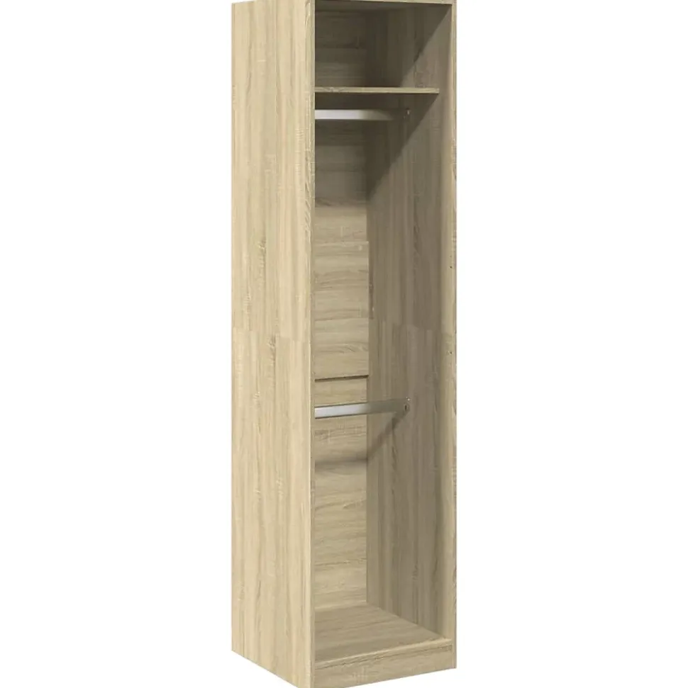 Garde-robe Chêne sonoma 50x50x200 cm Bois d'ingénierie vidaXL
