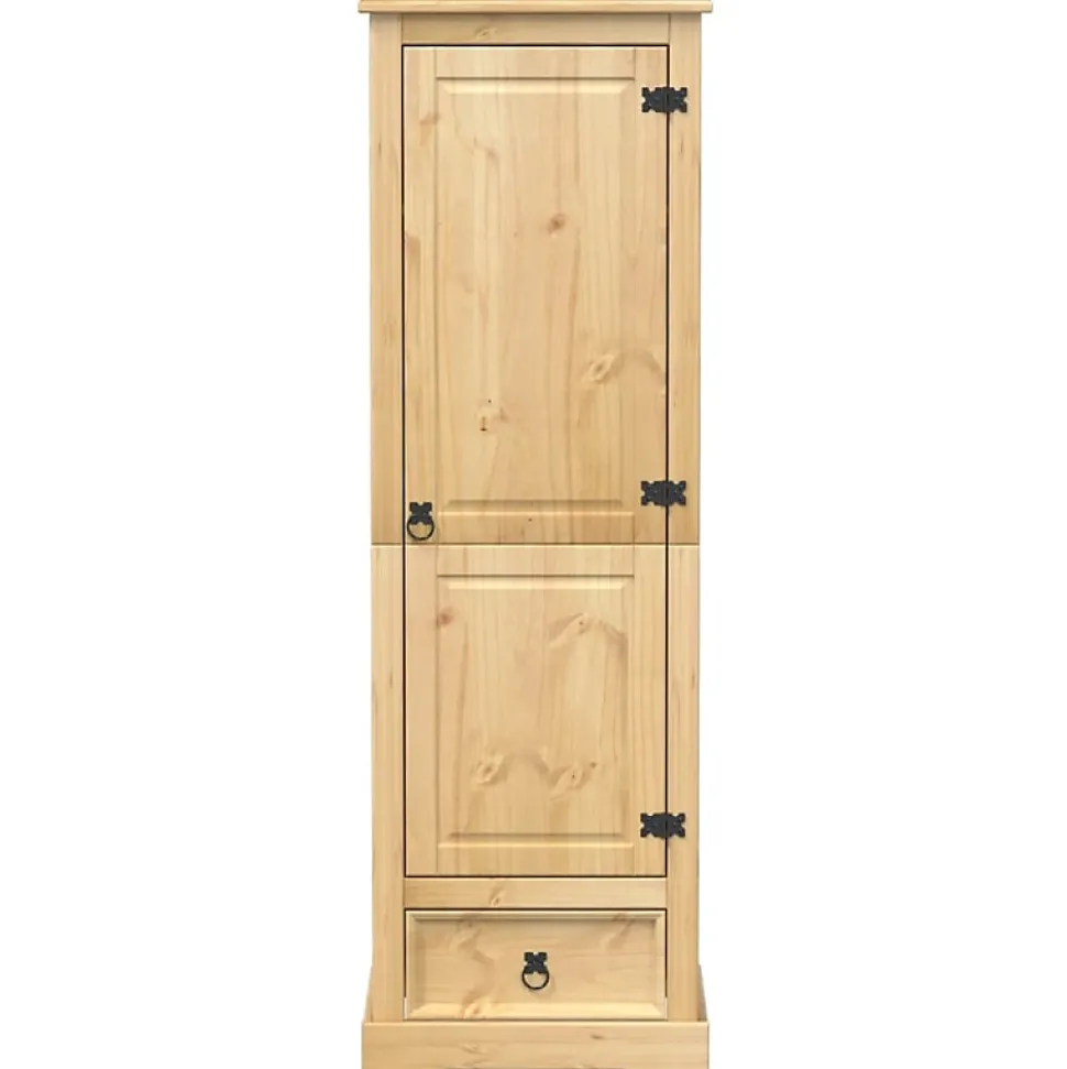 Garde-robe Corona 55x50x170 cm bois de pin massif vidaXL