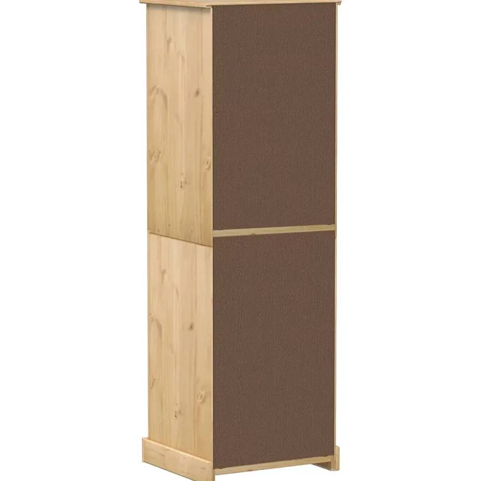 Garde-robe Corona 55x50x170 cm bois de pin massif vidaXL