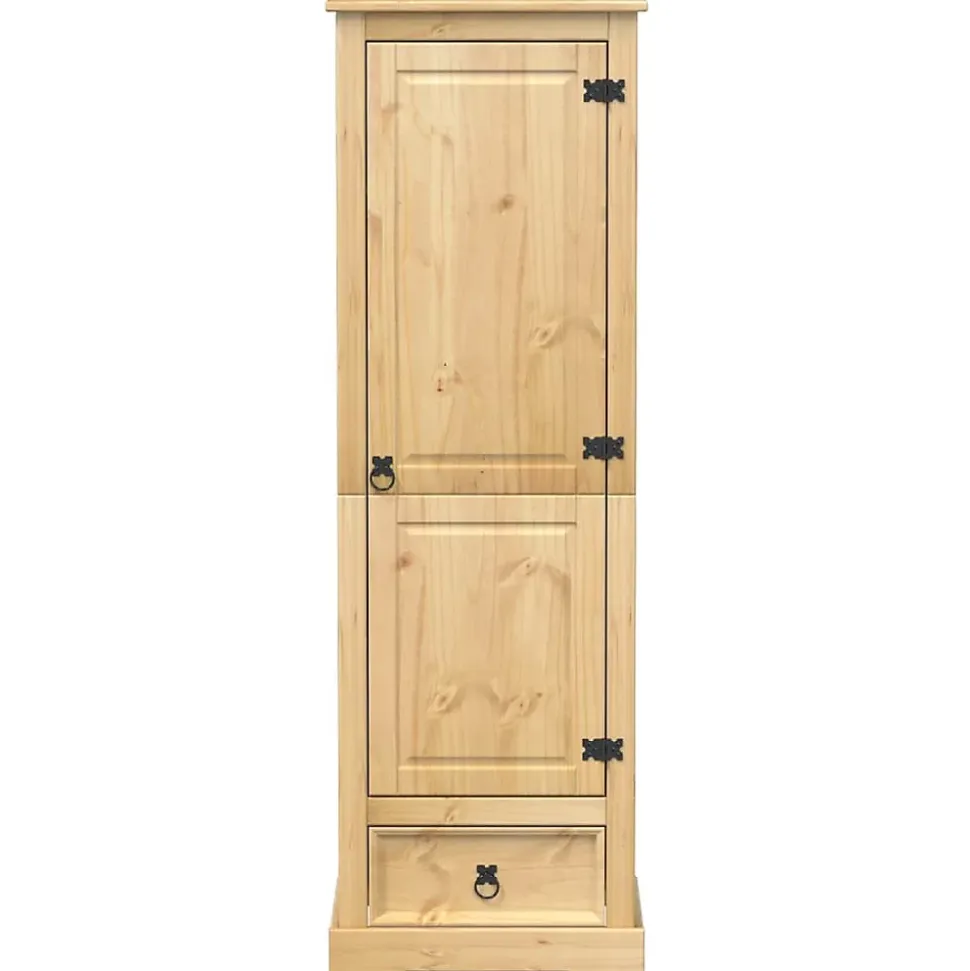 Garde-robe Corona 55x50x170 cm bois de pin massif vidaXL