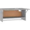 Garde-robe gris béton 70x32,5x35 cm bois d'ingénierie vidaXL