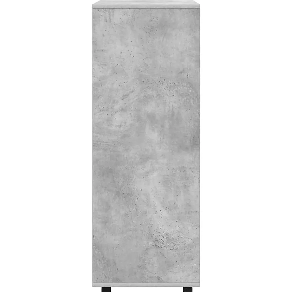 Garde-robe Gris béton 80x40x110 cm vidaXL
