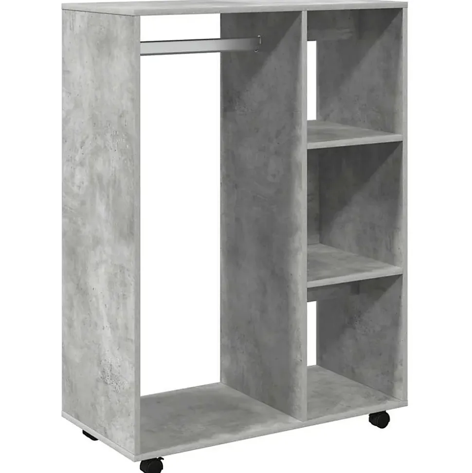 Garde-robe Gris béton 80x40x110 cm vidaXL