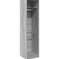 Garde-robe gris sonoma 50x50x200 cm bois d'ingénierie vidaXL