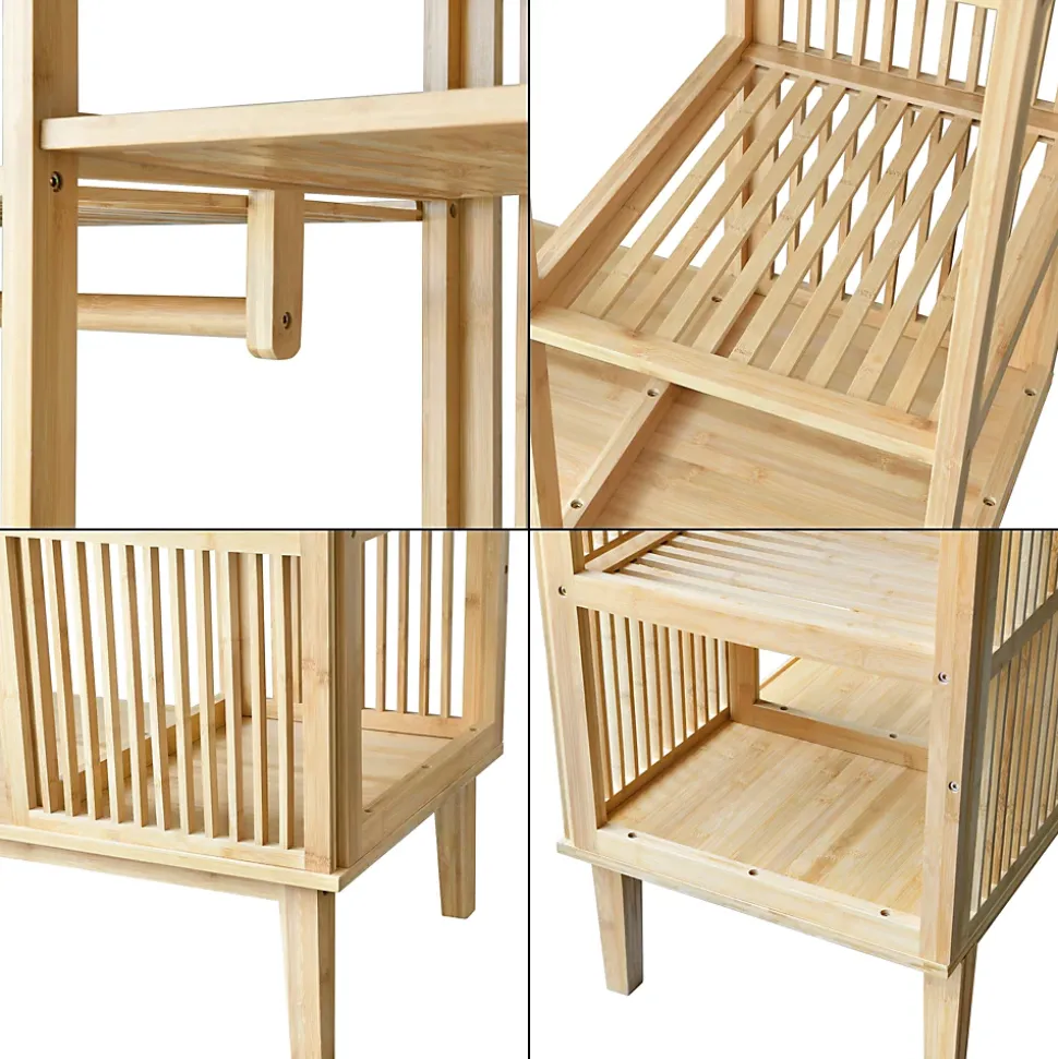 Garde-robe Hudiksvall à 2 portes coulissantes 185 x 140 x 45 cm en.casa