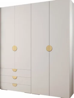 Garde-robe Inova 4 porte battante 236,7/200/47 4 Portes (blanc)