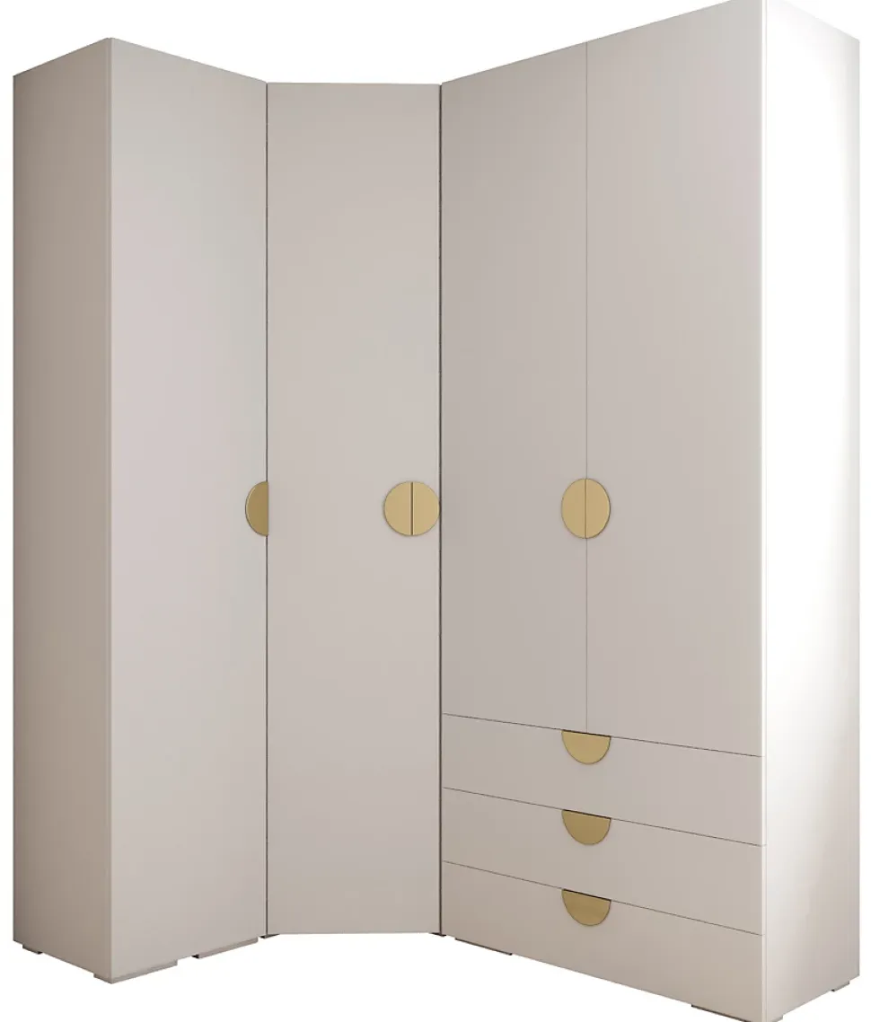 Garde-robe Inova 4 porte battante 236,7/182/47 4 Portes (blanc)