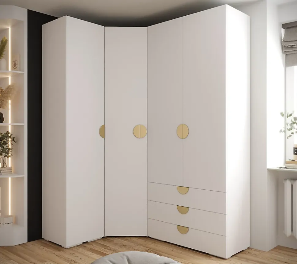 Garde-robe Inova 4 porte battante 236,7/182/47 4 Portes (blanc)