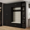 Garde-robe Inova 2 porte battante 236,7/240/47 2 Portes (noir)