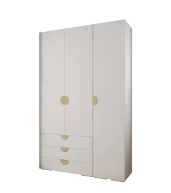 Garde-robe Inova 4 porte battante 236,7/150/47 3 Portes (blanc)