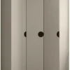 Garde-robe Inova 4 porte battante 236,7/132/47 3 Portes (gris)
