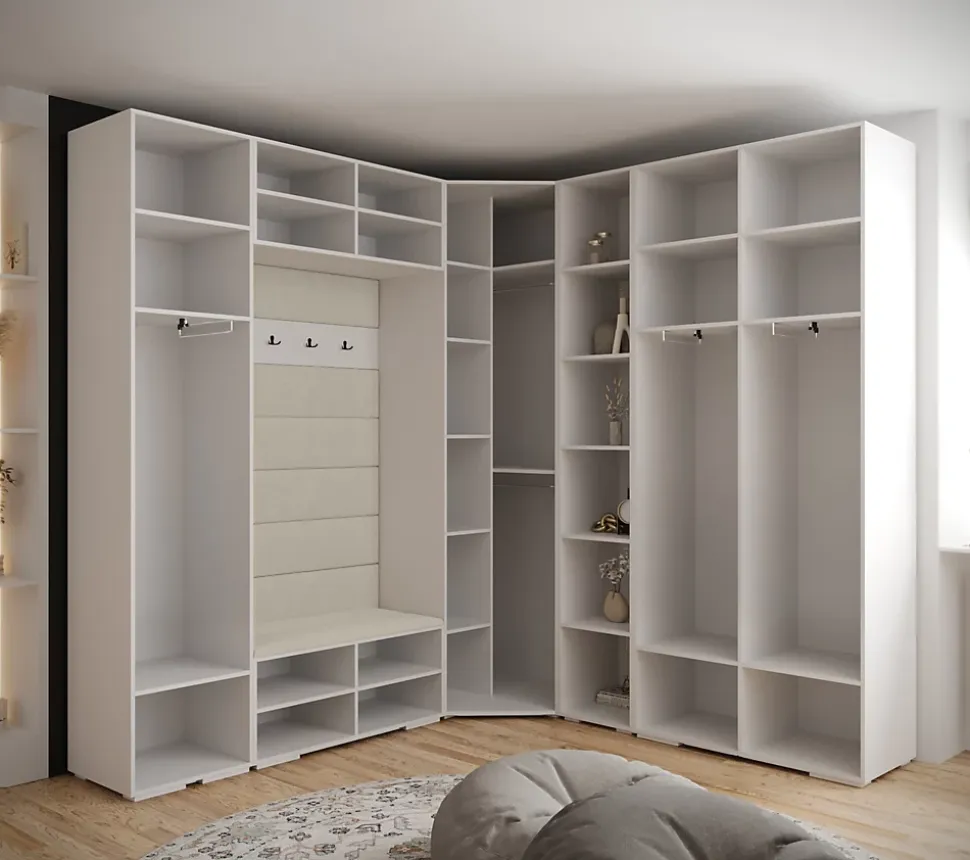 Garde-robe Inova 4 porte battante 236,7/232/47 4 Portes (blanc)