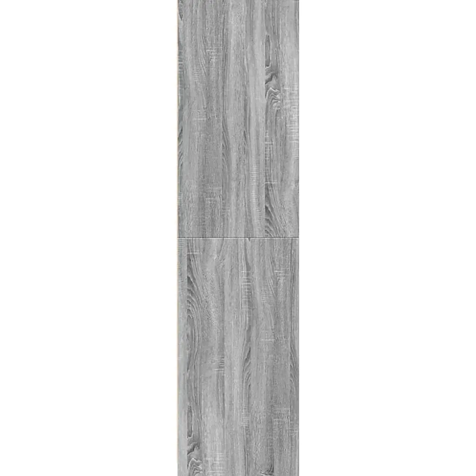 Garde-robe sonoma gris 80x50x200 cm bois d'ingénierie vidaXL