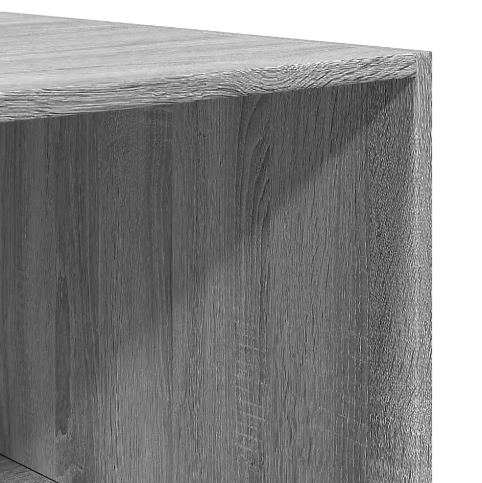 Garde-robe sonoma gris 80x50x200 cm bois d'ingénierie vidaXL