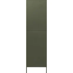 Garde-robe Vert olive 90x50x180 cm Acier vidaXL