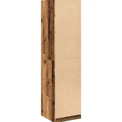Garde-robe vieux bois 50x50x200 cm bois d'ingénierie vidaXL