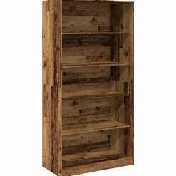 Garde-robe vieux bois 100x50x200 cm bois d'ingénierie vidaXL