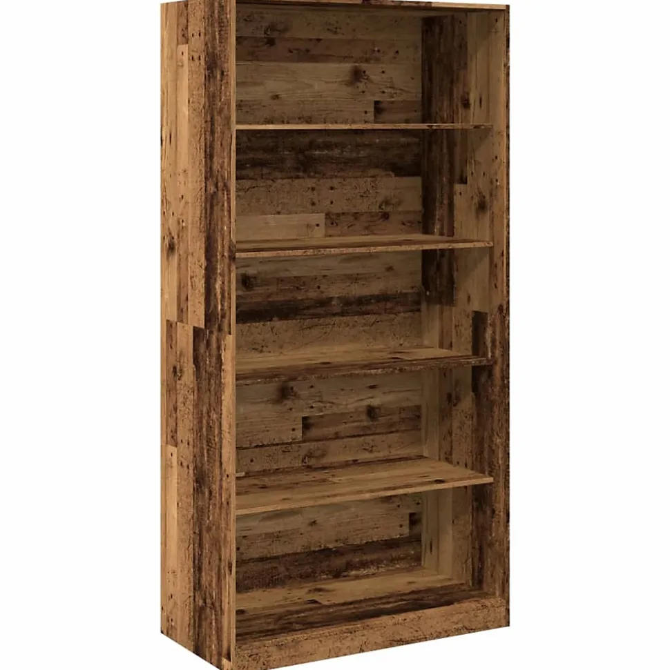 Garde-robe vieux bois 100x50x200 cm bois d'ingénierie vidaXL