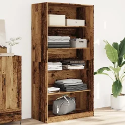 Garde-robe vieux bois 100x50x200 cm bois d'ingénierie vidaXL