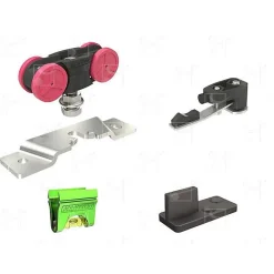 Garniture de porte - MANTION - SAF10 80 - Aluminium anodisé - 80 Kg max - Montage frontal