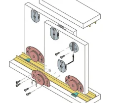 Garniture série 320 pour porte 40kg - KOBLENZ - 0320 10