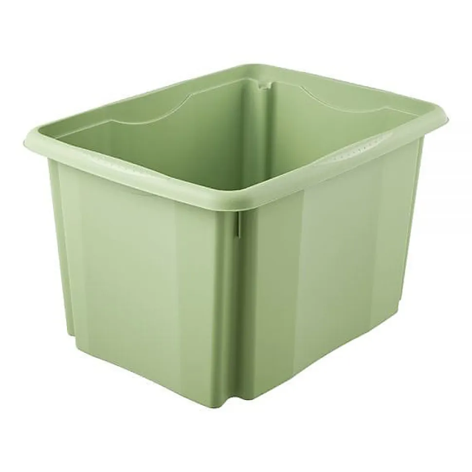 Grand Bac en plastique recyclé 45 litres - Vert