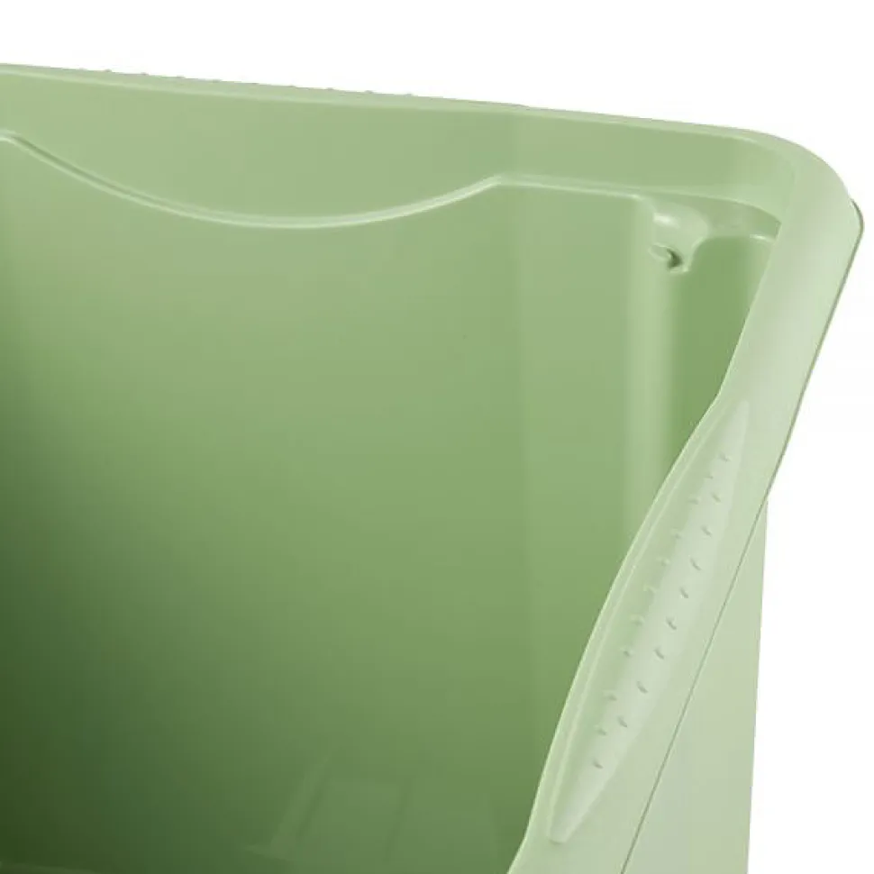 Grand Bac en plastique recyclé 45 litres - Vert