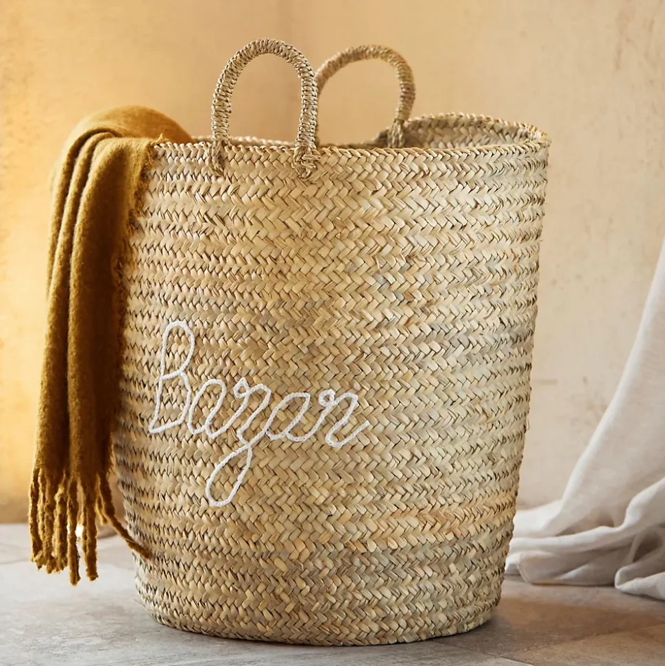 Grand panier BAZAR XL (50x50x55 cm - Blanc)