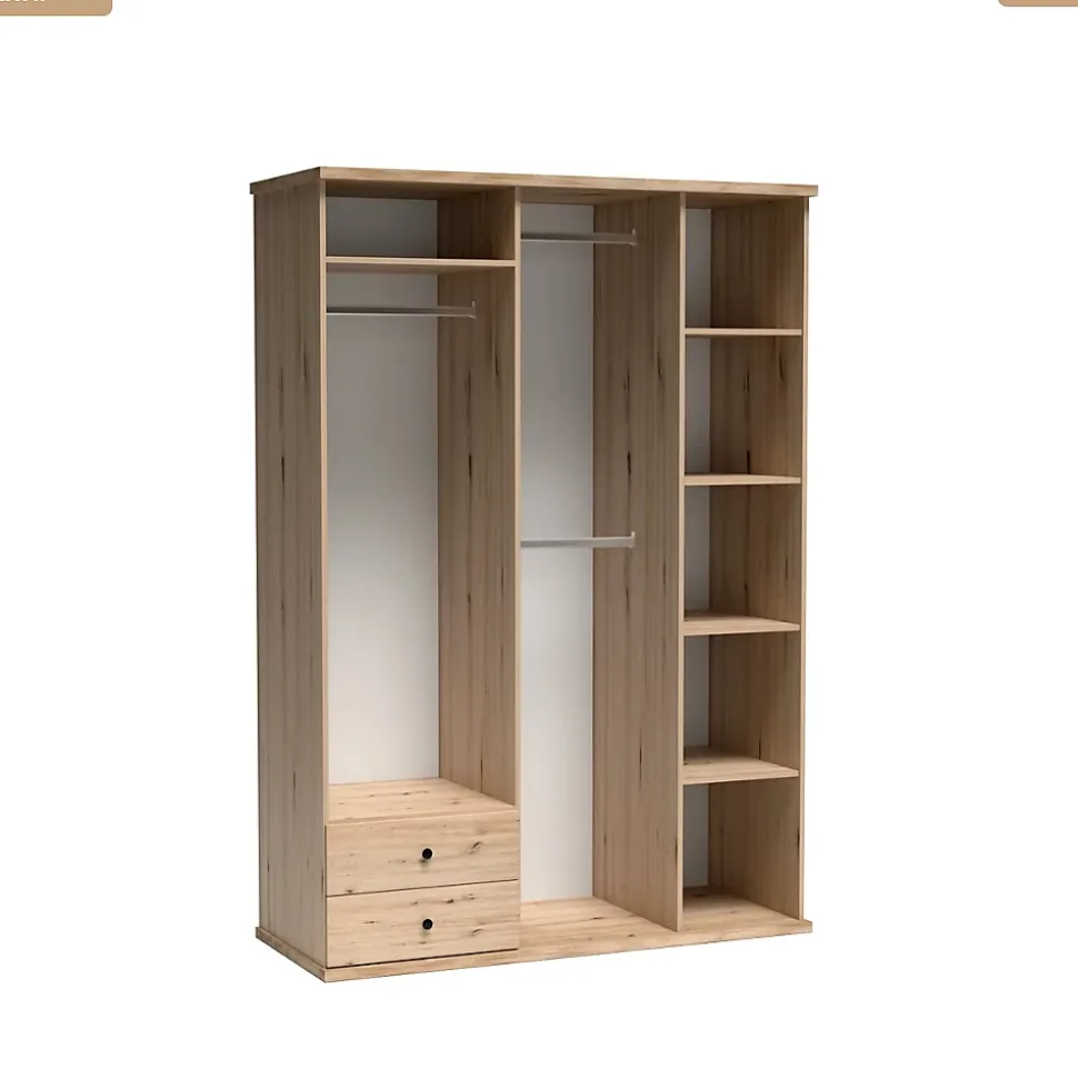 Grande armoire avec miroir - L.150 x H.213 x P.60 cm - KAVI