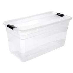 Grande Boîte de rangement transparente 83 litres